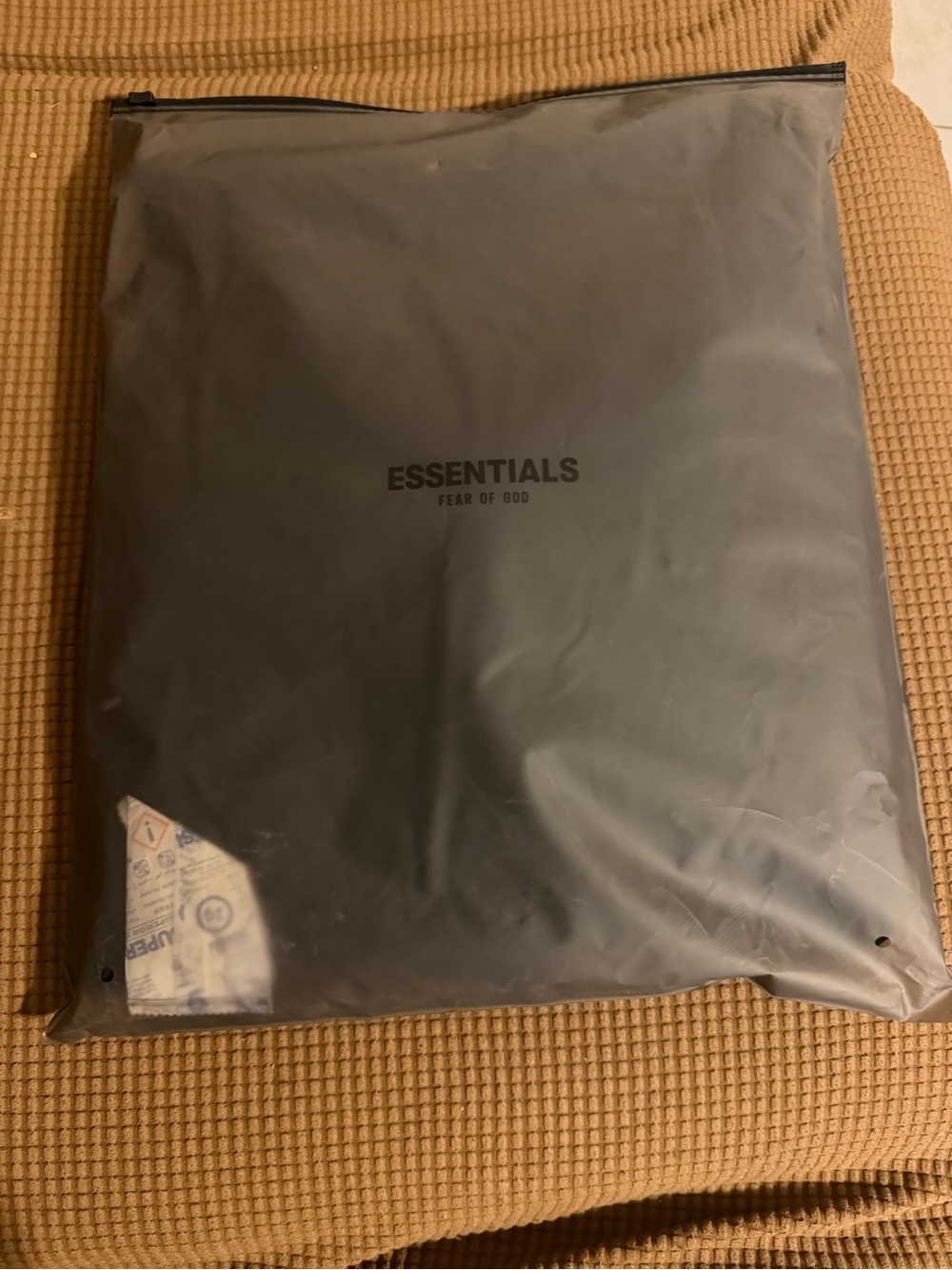 Essentials Black Throw Blanket